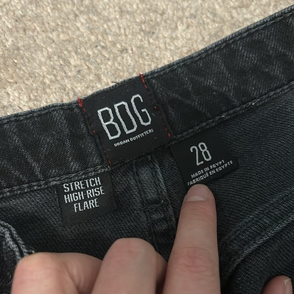 Urban outfitters BDG distressed high rise flare jeans - Picture 3 of 7